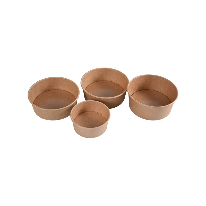 Šalátová misa z kraftového papiera